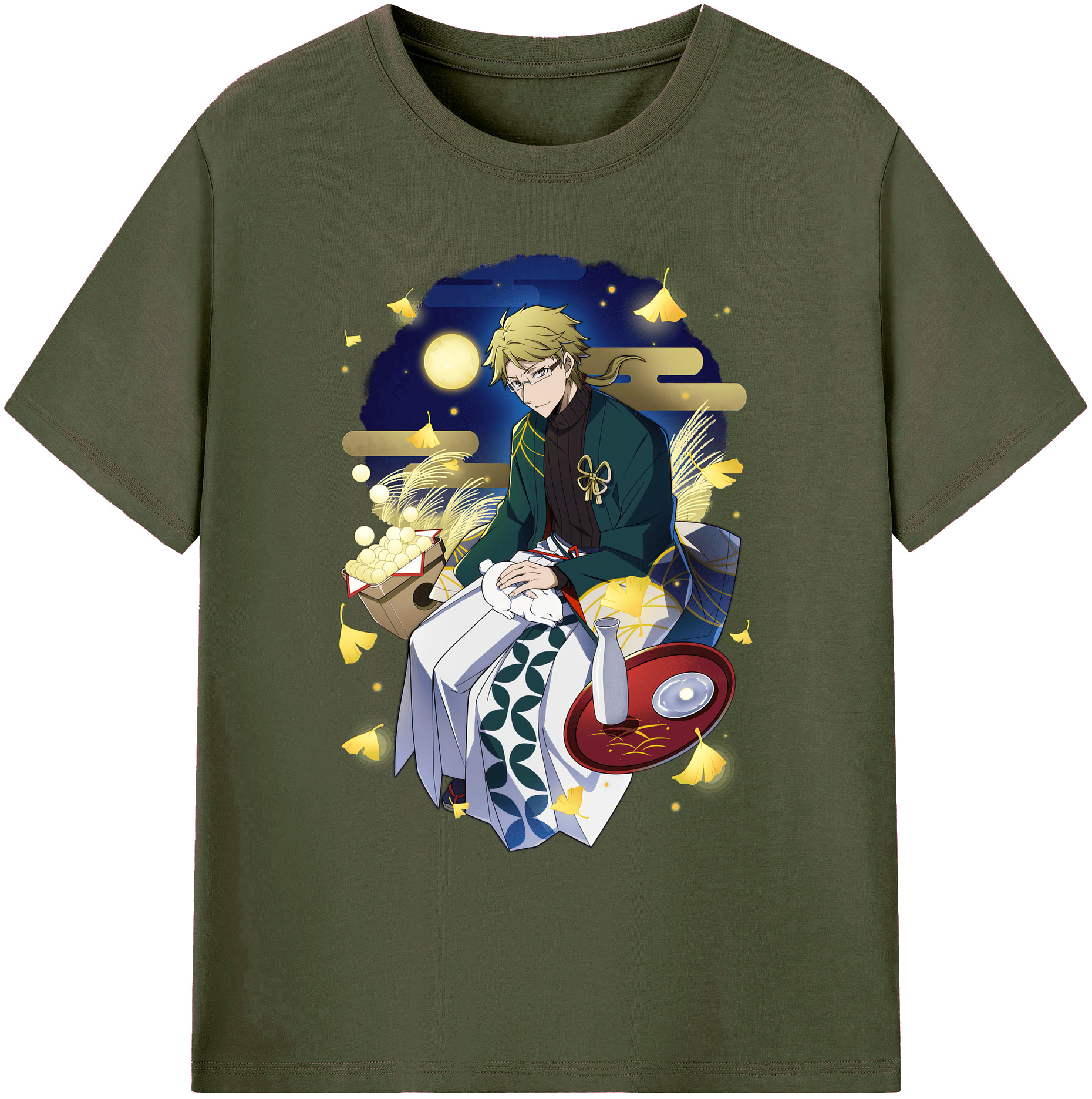 （画像用） 文豪ストレイドッグス Bungo Stray Dogs 綿100％ メンズ半袖Tシャツ｜肌触りやわらか＆通気性
